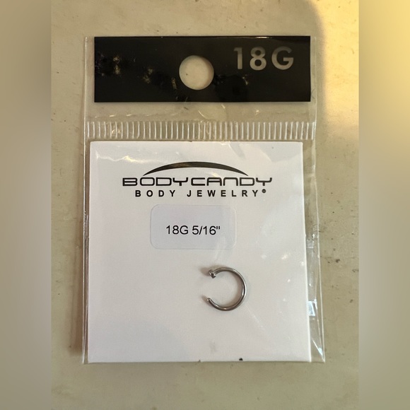 Pandora Jewelry - body candy nose ring 18g titanium silver body jewelry NWT